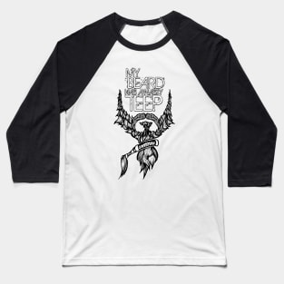 Beard Teep Baseball T-Shirt